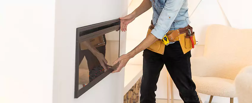 Metal Fireplace Installation in Yorkville, Illinois