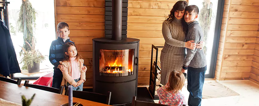 Morso Cast Iron Fireplace Insert Installation in Yorkville, Illinois